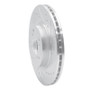R1 12-16 Honda CR-V Front Right Drilled & Slotted Silver Brake Rotor