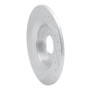 R1 06-15 Mazda 5 Rear Right Drilled & Slotted Silver Brake Rotor