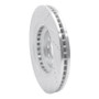 R1 07-23 Lexus LS600h Right Front Drilled & Slotted Silver Brake Rotor