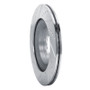 R1 04-11 Mazda RX-8 Rear Right Drilled & Slotted Silver Brake Rotor