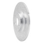 R1 01-05 Mazda Miata Rear Left Drilled & Slotted Silver Brake Rotor