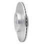 R1 01-05 Mazda Miata Front Left Drilled & Slotted Silver Brake Rotor
