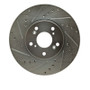 R1 04-08 Acura TL Front Left Drilled & Slotted Silver Brake Rotor