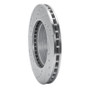 R1 90-90 Lexus LS400 Front Right Drilled & Slotted Silver Brake Rotor