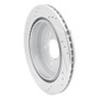 R1 13-19 Cadillac ATS Rear Right Drilled & Slotted Silver Brake Rotor
