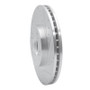 R1 99-04 Acura RL Front Right Drilled & Slotted Silver Brake Rotor