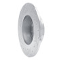 R1 17-25 Audi Q2 (Mexico) Rear Right Drilled & Slotted Silver Brake Rotor
