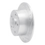 R1 96-98 Acura TL Rear Right Drilled & Slotted Silver Brake Rotor