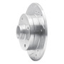 R1 81-85 Mazda RX-7 Rear Left Drilled & Slotted Silver Brake Rotor
