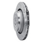 R1 17-24 Maserati LeVante Rear Right Drilled & Slotted Silver Brake Rotor