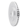 R1 91-96 Acura NSX Front Left Drilled & Slotted Silver Brake Rotor