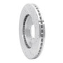 R1 91-96 Acura NSX Front Left Drilled & Slotted Silver Brake Rotor