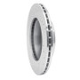 R1 86-87 Acura Legend Front Right Drilled & Slotted Silver Brake Rotor