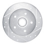 R1 86-91 Volkswagen Vanagon Front Right Drilled & Slotted Silver Brake Rotor