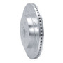 R1 19-25 Toyota Corolla (Mexico) Front Left Drilled & Slotted Silver Brake Rotor