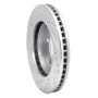 R1 83-96 Buick Reatta Front Right Drilled & Slotted Silver Brake Rotor