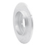 R1 03-05 Lincoln AVIATOR Rear Right Drilled & Slotted Silver Brake Rotor