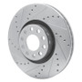 R1 02-05 Volkswagen Passat (USA/Canada) Front Left Drilled & Slotted Silver Brake Rotor