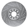 R1 02-05 Volkswagen Passat (USA/Canada) Front Left Drilled & Slotted Silver Brake Rotor