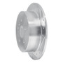 R1 04-09 Lexus RX350 Rear Right Drilled & Slotted Silver Brake Rotor