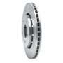 R1 00-06 Audi TT Quattro Rear Left Drilled & Slotted Silver Brake Rotor