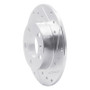 R1 98-24 Audi A1 (Mexico) Rear Right Drilled & Slotted Silver Brake Rotor