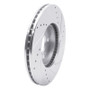 R1 98-98 Volkswagen Passat (USA/Canada) Front Left Drilled & Slotted Silver Brake Rotor