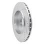 R1 12-25 Dodge Durango Rear Right Drilled & Slotted Silver Brake Rotor