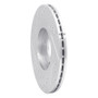 R1 88-89 Eagle Medallion Front Right Drilled & Slotted Silver Brake Rotor