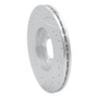 R1 92-95 Volkswagen Jetta Sedan Front Right Drilled & Slotted Silver Brake Rotor
