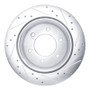 R1 19-25 Ford Ranger (USA/Canada) Rear Left Drilled & Slotted Silver Brake Rotor