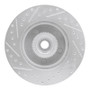 R1 03-03 Dodge Ram 1500 Van Front Right Drilled & Slotted Silver Brake Rotor