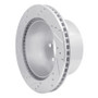 R1 00-02 Dodge Ram 4000 (Mexico) Rear Right Drilled & Slotted Silver Brake Rotor
