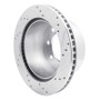R1 00-02 Dodge Ram 3500 Rear Left Drilled & Slotted Silver Brake Rotor