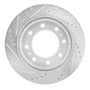 R1 78-81 Dodge B300 Van (71-74) / B300 (75-80) Front Right Drilled & Slotted Silver Brake Rotor