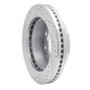 R1 75-79 Dodge W200 Front Right Drilled & Slotted Silver Brake Rotor