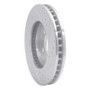 R1 87-90 Chrysler Town & Country Front Left Drilled & Slotted Silver Brake Rotor