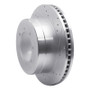 R1 11-22 Ford F-350 Super Duty 4WD Rear Right Drilled & Slotted Silver Brake Rotor