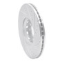 R1 97-06 Audi A6 (USA/Canada) Front Left Drilled & Slotted Silver Brake Rotor
