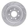 R1 12-14 Ford F-150 RWD Rear Right Drilled & Slotted Silver Brake Rotor
