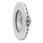 R1 06-25 American Coach Patriot Front Right Drilled & Slotted Silver Brake Rotor