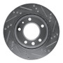 R1 02-06 Dodge Sprinter 2500 Front Left Drilled & Slotted Silver Brake Rotor