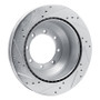 R1 08-19 Ford E-350 Super Duty Rear Right Drilled & Slotted Silver Brake Rotor