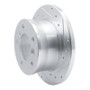 R1 02-18 Dodge Sprinter 3500 Rear Right Drilled & Slotted Silver Brake Rotor