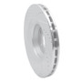 R1 05-11 Audi A6 Quattro Front Right Drilled & Slotted Silver Brake Rotor
