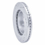 R1 98-00 Chrysler LHS Front Right Drilled & Slotted Silver Brake Rotor