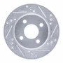 R1 95-96 Dodge Neon (USA/Canada) Front Right Drilled & Slotted Silver Brake Rotor