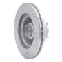 R1 70-72 Dodge CHALLENGER Front Right Drilled & Slotted Silver Brake Rotor