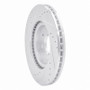 R1 78-83 Dodge CHALLENGER Rear Right Drilled & Slotted Silver Brake Rotor