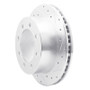 R1 99-07 Ford E-350 Club Wagon Rear Right Drilled & Slotted Silver Brake Rotor